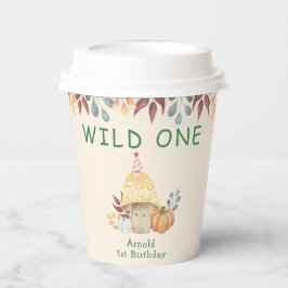 Vasos De Papel Little Mushroom first Birthday Party 