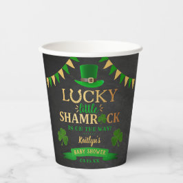 Vasos De Papel Little Shamrock St. Patrick's Day Baby Shower