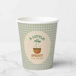 Vasos De Papel Little Sprouts Garden Fiesta Baby Shower