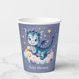 Vasos De Papel Little Star Dragon Boy Baby Shower