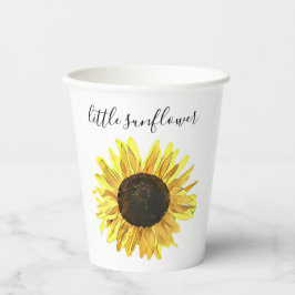 Vasos De Papel Little Sunflower