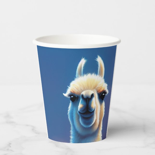 Vasos De Papel Llama (Anverso)