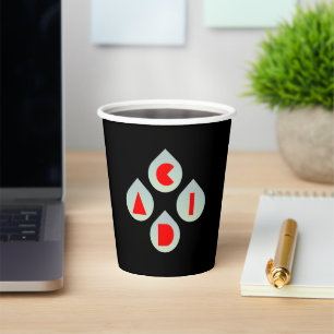Vasos De Papel Lluvia ácida