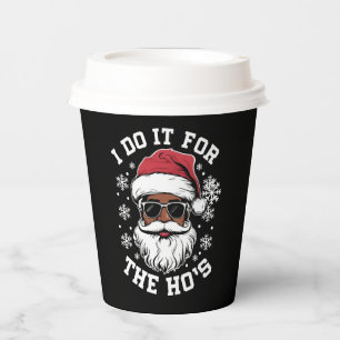 Vasos De Papel Lo Hago Por Las Chicas Navidad Santa Africano 