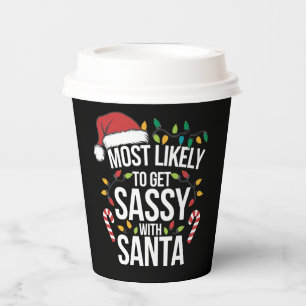 Vasos De Papel Lo Más Probable Es Que Te Hagas La Sosa Con Santa