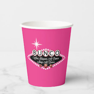 Vasos De Papel Lo Que Pasa En Bunco Se Queda En Bunco