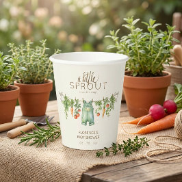 Vasos De Papel Locally Grown Baby Shower Party