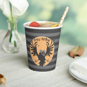 Vasos De Papel Loco Birb Raven