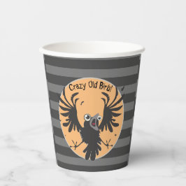Vasos De Papel Loco Birb Raven