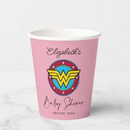 Vasos De Papel Logo de Wonder Woman | Próximamente Recién nacido
