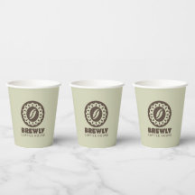 logotipo de la cafetería Brewly