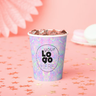 Vasos De Papel Logotipo de negocio Copas de Fiesta de papel opús