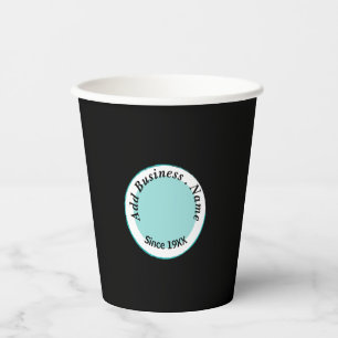 Vasos De Papel logotipo de negocio minimalista limpio simple corp