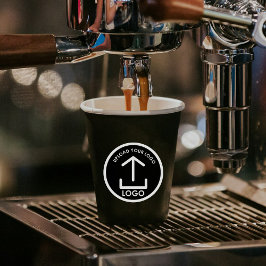 Vasos De Papel Logotipo de negocios profesional moderno y simple 