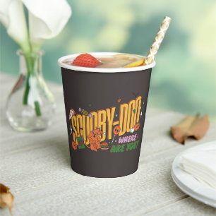 Vasos De Papel Logotipo de Snack de Halloween de Scooby-Doo