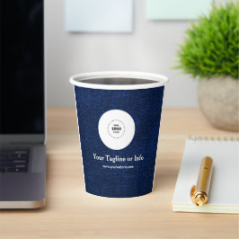Vasos De Papel Logotipo profesional de negocios