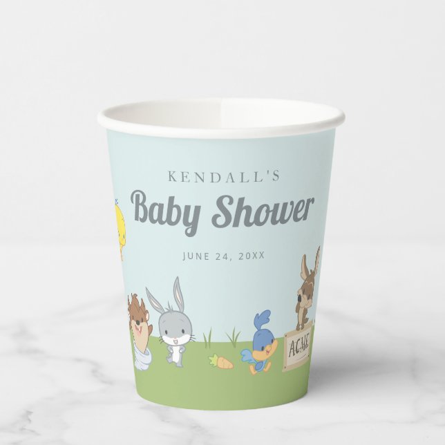 Vasos De Papel LOONEY TUNES™ Baby Shower (Izquierda)