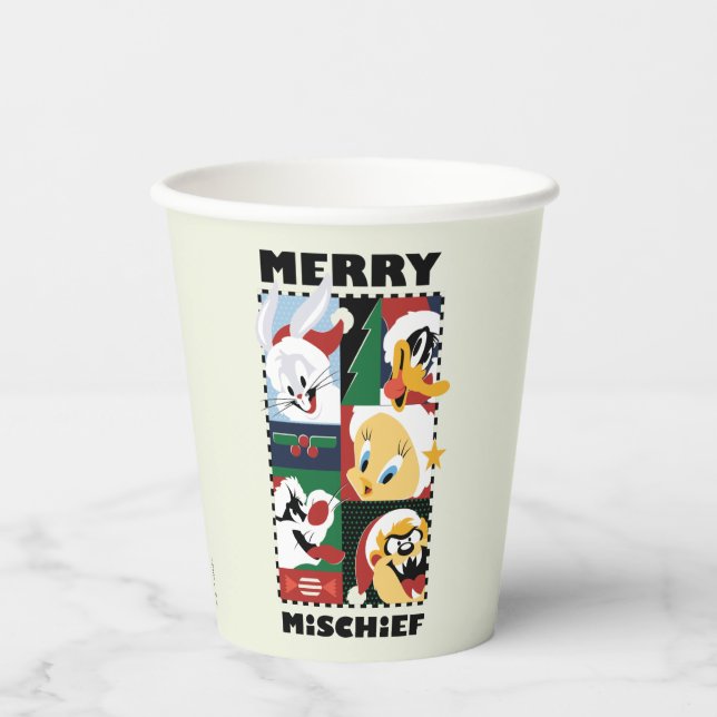Vasos De Papel LOONEY TUNES™ festividad travesía (Anverso)