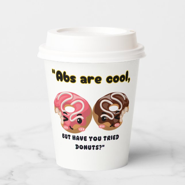 VASOS DE PAPEL LOS ABS SON GUAY PERO TIENEN QUE INTENTAR LAS DONU (Anverso)