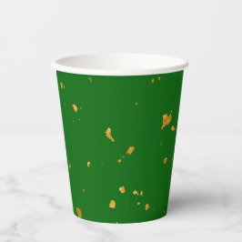 Vasos De Papel Los lagos de oro y el verde esmeralda