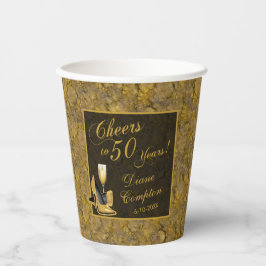 Vasos De Papel Los vítores a 50 años del cumpleaños del oro negro