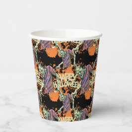 Vasos De Papel Los zombies espeluznantes espantaron la fiesta de 