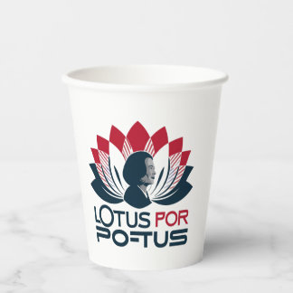 Vasos De Papel Lotus para POTUS Kamala Harris 2024
