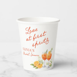 Vasos De Papel Love At First Spritz Bridal Shower