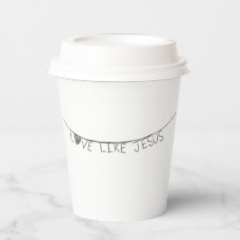 Vasos De Papel Love Like Jesus
