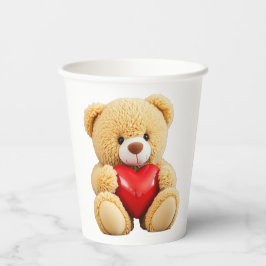 Vasos De Papel Love Teddy