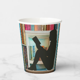 Vasos De Papel Lover de libros