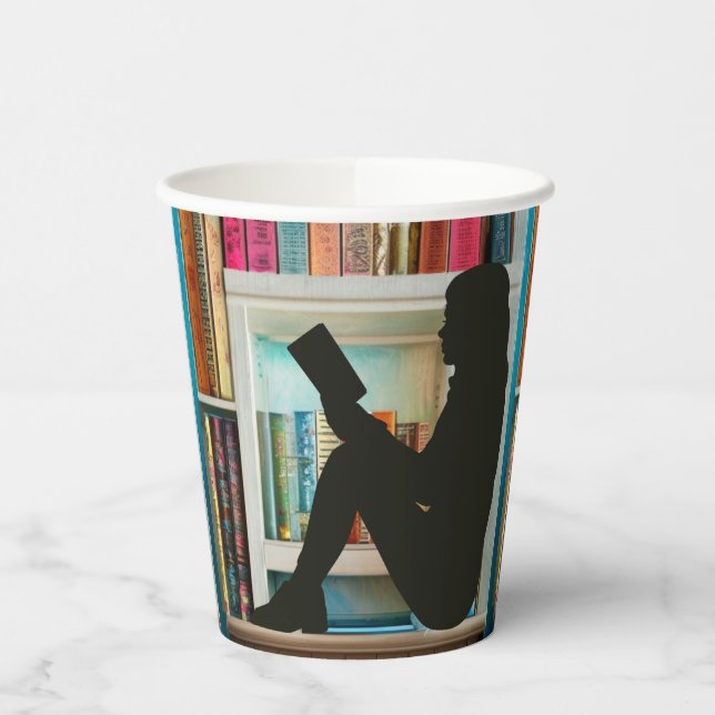 Vasos De Papel Lover de libros (Izquierda)