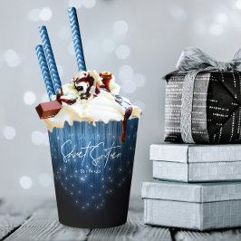 Vasos De Papel Luces en cascada Sweet 16 Blue ID790