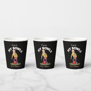Vasos De Papel Luchas: ¡Fark, Mis Bolas De Césped Son Pesadas!