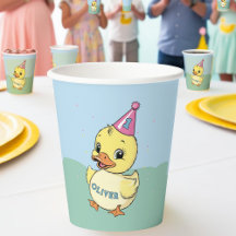 Lucky Duck Primer cumpleaños Vintage Duckie Partyw