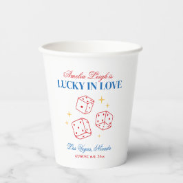 Vasos De Papel Lucky In Love Casino Bachelorette Weekend