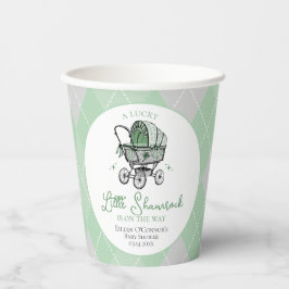 Vasos De Papel Lucky Little Shamrock St Patrics Baby Shower