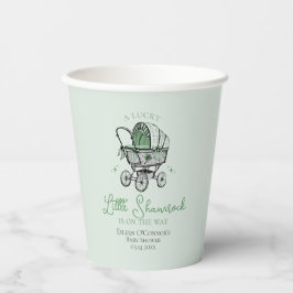 Vasos De Papel Lucky Little Shamrock St Patrics Baby Shower