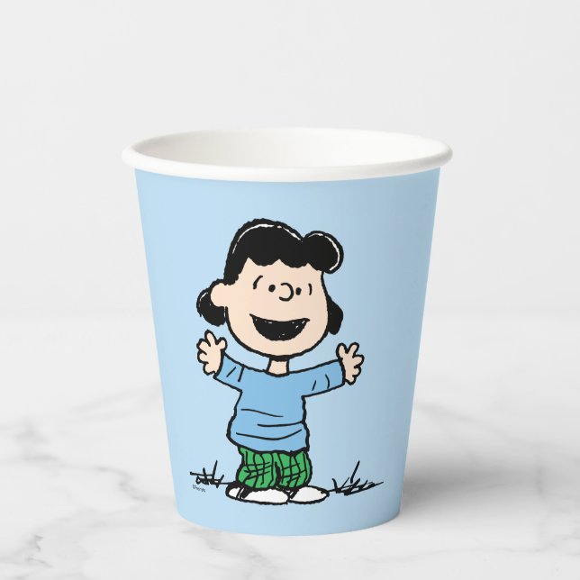 Vasos De Papel Lucy con brazos anchos (Anverso)