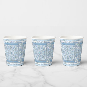 Vasos De Papel Lugar cerámico Azul claro