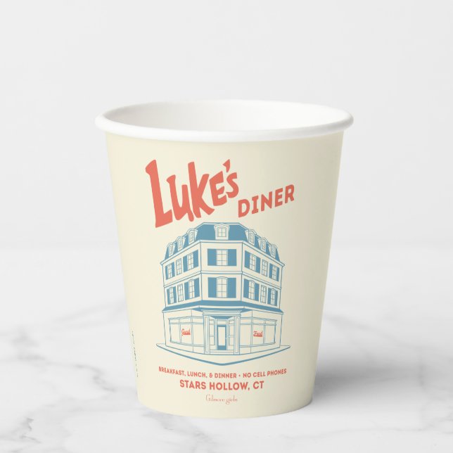 Vasos De Papel Luke’s Diner Stars Hollow Design (Anverso)