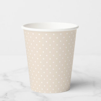 Vasos De Papel Lunares de primavera clásicos | Lino suave