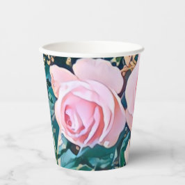 Vasos De Papel luxe romantic flowers botanical wallpaper