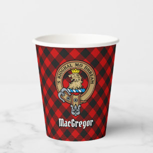 Vasos De Papel MacGregor Escudo por Rob Roy Tartan
