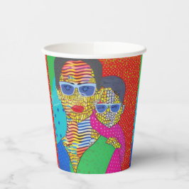 Vasos De Papel Madre e hijo