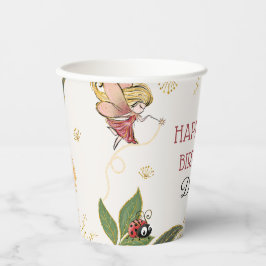 Vasos De Papel Magical Fairy Birday Party Paper Cups