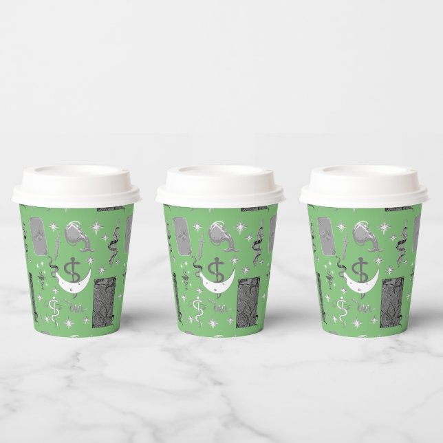 Vasos De Papel Mago de la serpiente Mikitiez bruja (Multi)