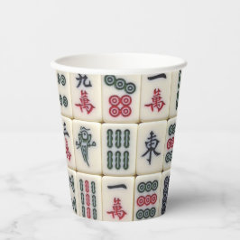 Vasos De Papel Mahjong Tiles