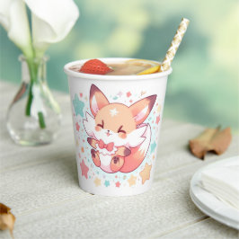 Vasos De Papel Majestic Woods Fox Baby Shower