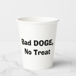 Vasos De Papel Mal PUNTO, sin tratamiento